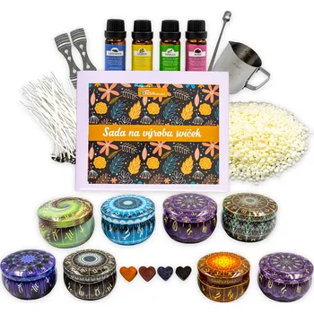 kreativní sada Dárková startovací sada na výrobu svíček - znamení zvěrokruhu