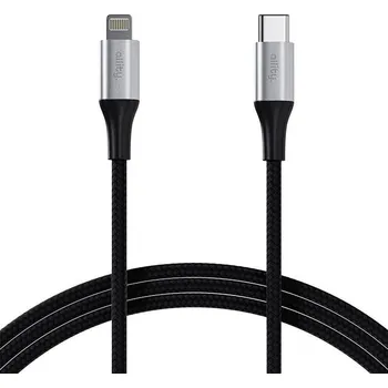 Datový kabel OSTATNÍ Datový kabel Allity AUC-01 USB-C/Lightning 2m 27W černý GSM186390