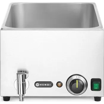 Ranger Bain-marie s vypouštěcím kohoutkem, HENDI, GN 1/1, 230V/1000W, 576x334x(H)241mm