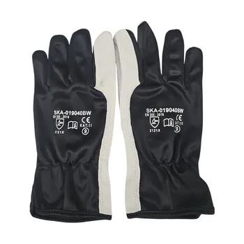 Pracovní rukavice Leventi Pracovní rukavice s černým pružným úpletem na hřbetu