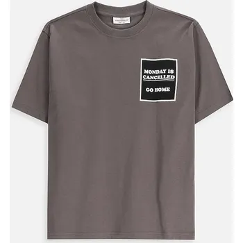 Chlapecké tričko Dětské bavlněné tričko Coccodrillo šedá barva, s potiskem, EVERYDAY BOY A ZC5143212VBA 90X, vel. 134