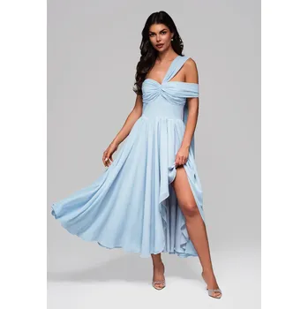 Dámské šaty Edoti Evening dress LA-OM-DL Edoti světle modrá 3456142