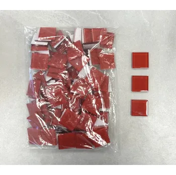 Mozaiková sada MOSAIC MOZAIKA sklo červená 100 ks