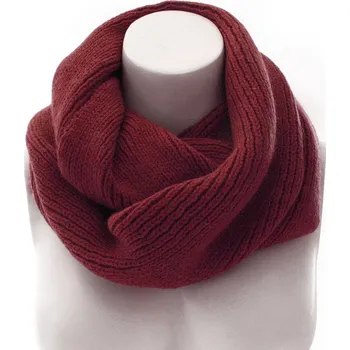 Nákrčník Vínově červený pletený dámský nákrčník Rivera