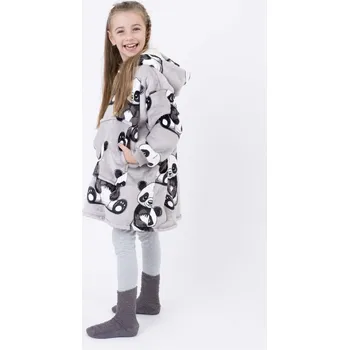 Dívčí mikina Beránková mikina mikroplyš – Panda velikost XS dětská