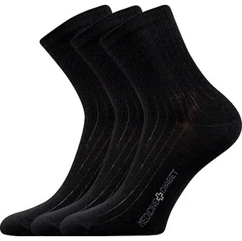 3PACK ponožky Lonka černé (Demedik) L Možnost vrácení zboží ZDARMA do 120 dnů!