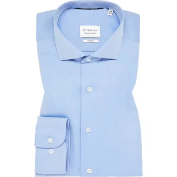 Košile Eterna Slim Fit Twill neprůhledná modrá 8817_14F182 velikost: 40, délka rukávu: dlouhý rukáv