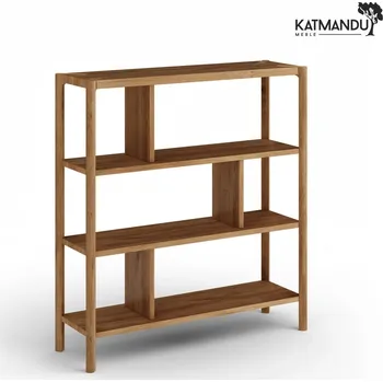 Knihovna KATMANDU Velký dubový regál Campi