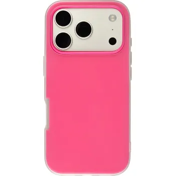 Pouzdro na mobilní telefon Frosted tmavě růžový kryt pro iPhone 17 Pro Max