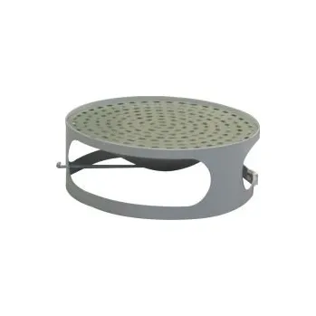 Venkovní odpadkový koš HTI Víko k betonovému koši s popelníkem - šedé MC-6117-C8