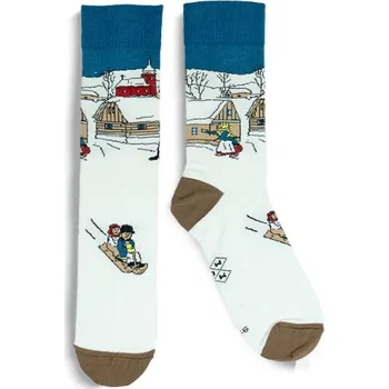 Pánské ponožky Ponožky folklórní Ladovská zima