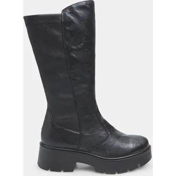 Dámské kozačky Baťa dámská zimní kožená obuv černé, vel. 41