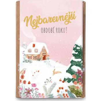 Kosmetická sada Blossombs Semínkové bomby - Dárková sada mini - Nejbarevnější období (4 ks)