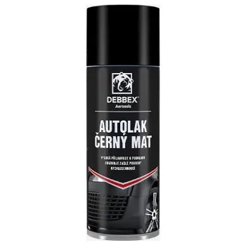 Autolak černý mat 400ml