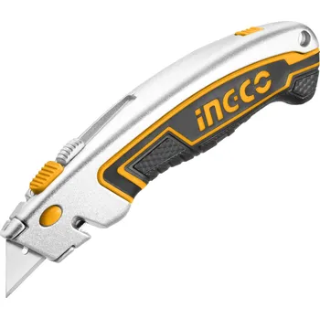 Pracovní nůž Ingco HUK6128 Nůž pracovní s vyměnitelnou čepelí 19mm 6x čepel HUK6128