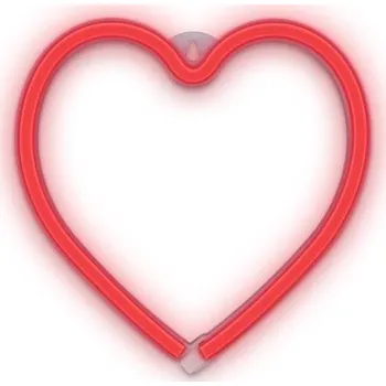 CPA Dekorativní LED neon Srdce červené RTV100214