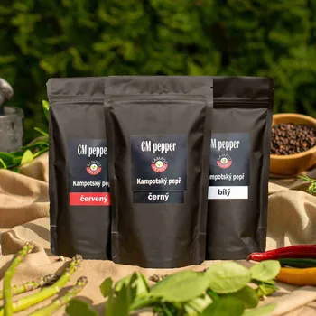 Koření CMpepper Kampotský pepř 3 x 250 g