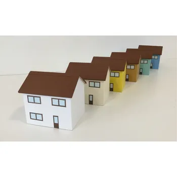 Příslušenství k autodráze RC autodráhy Rodinný dům dvoupatrový- DM 13 76 Barva: Bílá