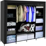 Jipos Tools Šatní látková skříň, skládací 170x170cm 23740 JIPOS