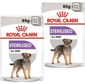Krmivo pro psa ROYAL CANIN CCN Sterilised 2x(12x85g) mokré krmivo - paštika pro dospělé, sterilizované psy