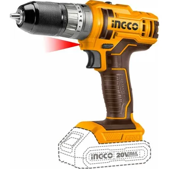 Ingco CIDLI201452E AKU vrtací šroubovák s příklepem vč. 2ks baterie a nabíječky CIDLI201452E
