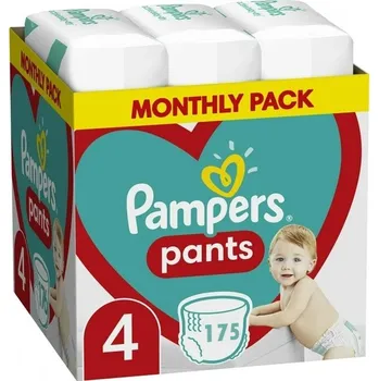 Plena Pampers Pants 4 Maxi (9-15 kg) 176 ks - měsíční balení