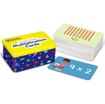 Výuková hračka Learning Resources Jumbo karty - násobení