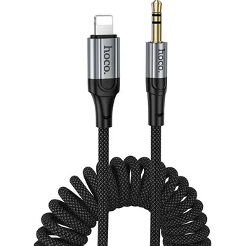 Kabel Aux Jack 3,5 mm na Lightning Hoco 1,5 M Upa33A Black