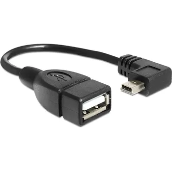 Datový kabel Delock kabel USB mini samec > USB 2.0-A samice OTG 16 cm (83245) 83245