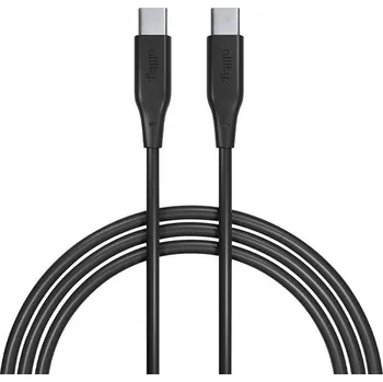 Datový kabel OSTATNÍ Datový kabel Allity AUC-02 USB-C/USB-C 1m 60W černý GSM186397