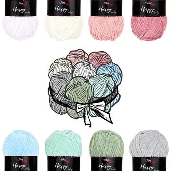 Vlna-hep Sada "dortík" - 8 barev příze Happy baby "05 Shabby chic"