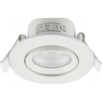 Bodové svítidlo Deko-Light vestavné bodové svítidlo - Surtur Tilt 68, 6 W, DIM, 2700/3000/4000 K, bílá 565455