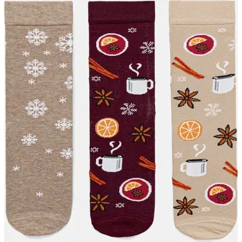 Pánské ponožky Bavlněné ponožky Medicine 3-pack více barev RW25-LBD900 vícebarevná MLM, vel. 36/38