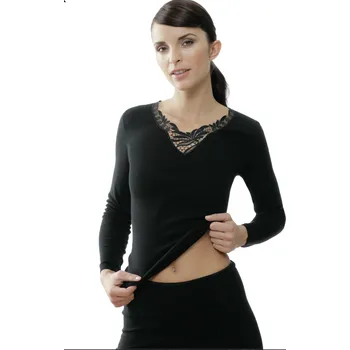 Pánské termoprádlo MEDIMA Funkční dámské termo tričko s dlouhým rukávem – elegantní spodní prádlo z angory 1175/750 Velikost: XL