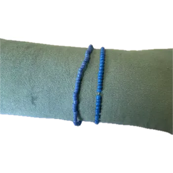 Náramek freya Korálkový náramek modrý set