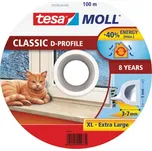 Těsnění do oken a dveří guma "D", 9 x 7 mm x 100 m, bílé