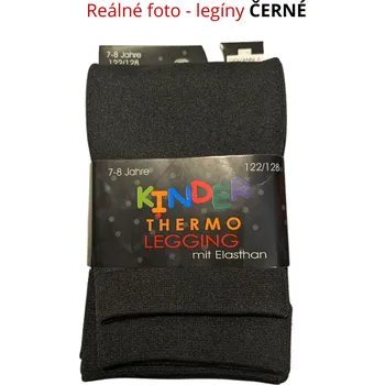 Dívčí thermo legíny Kinder ČERNÉ | Botonozka.cz Velikost oblečení: 146-152