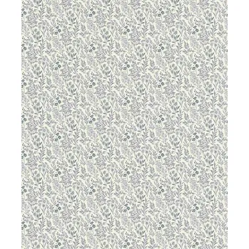 Tapeta RASCH | Vliesová tapeta na zeď Farm Living 709360 | 0,53 x 10,05 m | bílá, modrá + Bílá, modrá vliesová tapeta na stěnu 709360 v rozměru 0,53 x 10,05 m