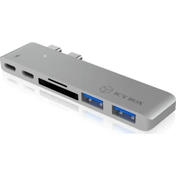 RaidSonic ICY BOX IB-DK4036-2C Dual USB-C notebook DockingStation IB-DK4036-2C