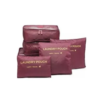 Příslušenství k zavazadlu Leventi Sada cestovních organizérů - purpurová