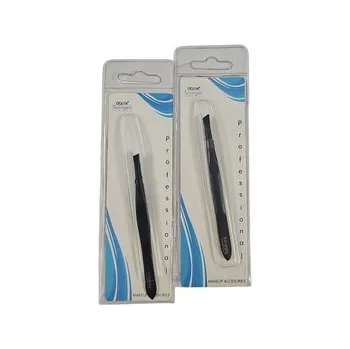 Nestandardní parfém Leventi Černá šikmá kosmetická pinzeta - 9 cm - pro lepší úchop (cs, Leventi)