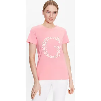 Dámské tričko Guess dámské růžové tričko - XS