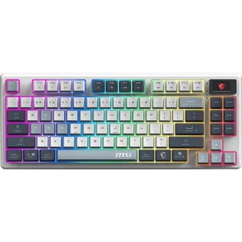 Klávesnice MSI FORGE GK600 TKL WIRELESS Sky, US layout S11-43USP01-HH9