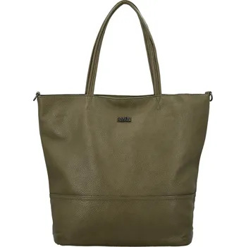 Kabelka Trendy dámská koženková kabelka Lisabeth, olivově zelená