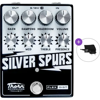 Kytarový efekt Thorn Soundlabs Silver Spurs - Flex Distortion SET Kytarový efekt