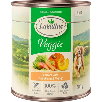 Krmivo pro psa Lukullus konzervy, 6 x 800 g - 5 + 1 zdarma! - Naturkost Veggie