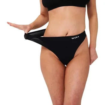 Kalhotky Menstruační tanga Wuka bezešvé Stretch černé (WST-black) XS - L