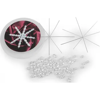 Stoklasa 900014 vánoční kreativní sada hvězd z korálků 2 ks