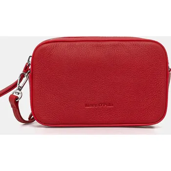 Kabelka Kožená kabelka Marc O'Polo červená barva, 5000009087 33X, vel. ONE SIZE