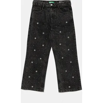 Chlapecké kalhoty Dětské rifle United Colors of Benetton 4R76CE04M 4R76CE04M.G.Seasonal šedá 90X, vel. 140